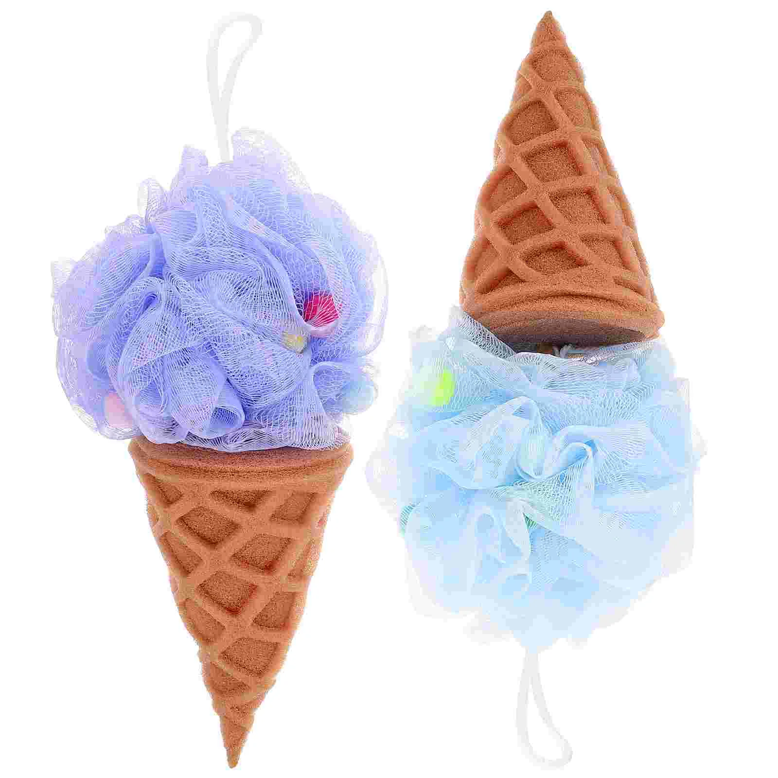 

2 Pcs Bath Ball/Bath Wipe/Bath Flower Child Baby Toys Scrubber or Shower Loofah Portable Sponge