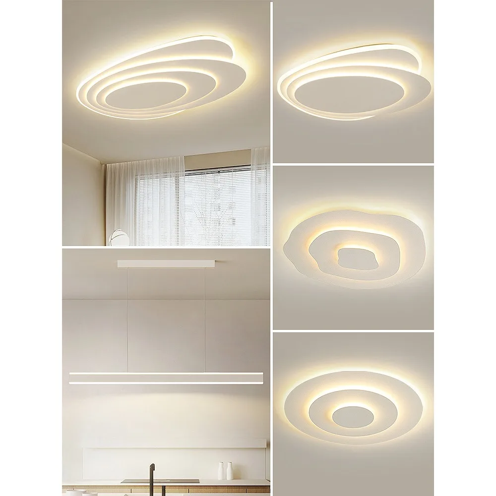 he main light in thliving room, te round bedroom lamp, e minimalist art hall ceiling light, modern and simple design,