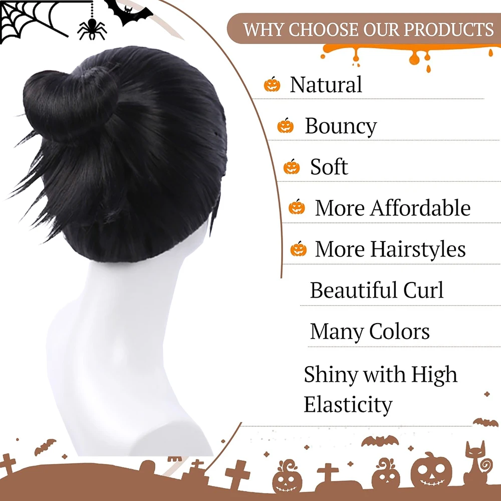 أنيمي Jujutsu Kaisen Geto Suguru تأثيري الشعر الاصطناعية 12 بوصة كعكة الأداء اليومي جودة عالية شعر مستعار طبيعي مقاوم للحرارة #5