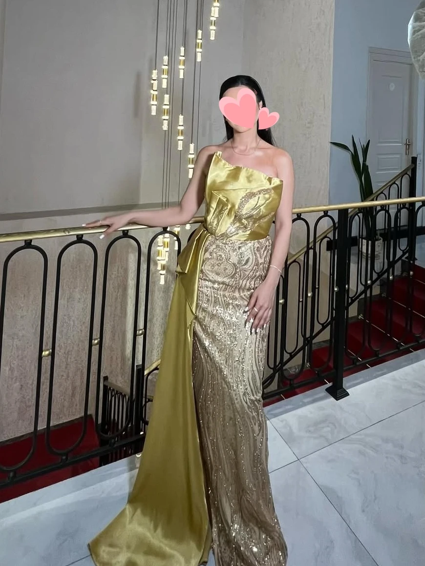 

Oisslec Prom Dress Elegant Vintage Sweet Green Beads Lace Satin New Customized Formal Occasion Prom Dress Evening Party Gowns