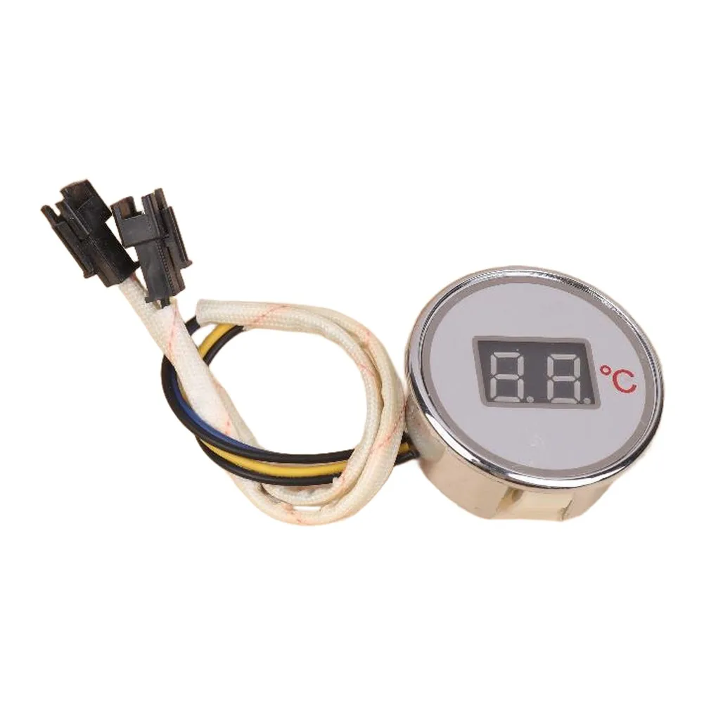 Compact Metal Temperature Display Compact Temperature Meter Digital Temperature Display Sturdy Metal Construction
