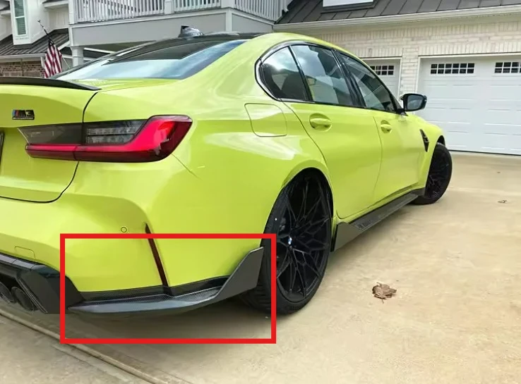 

Easy-Install FORBMW G80 M3 G82 G83 M4 2022 MP Style Carbon Fiber Rear Separator Winglet