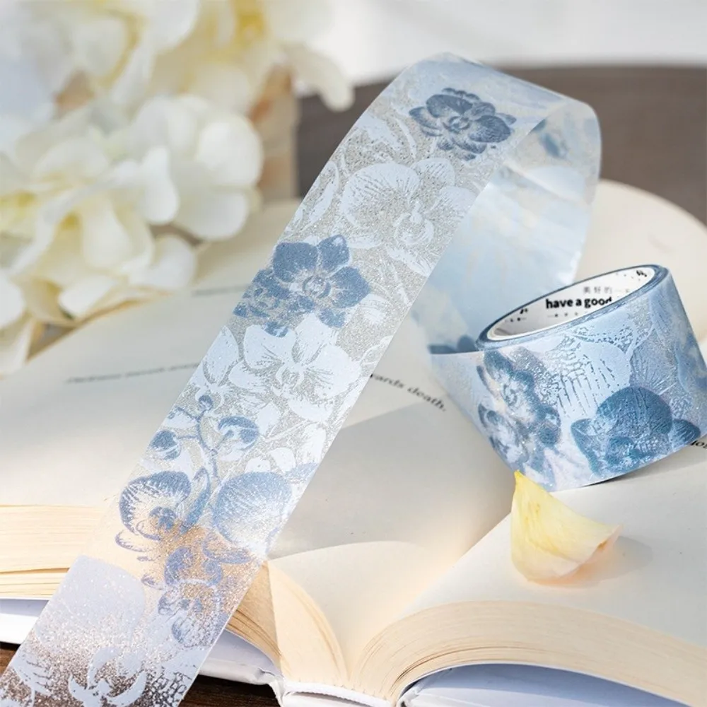 Decorative Adhesive Flowers Bloom Series Tape Masking Tapes Floral Patterns Floral Landscape Tape Foliage Patterns