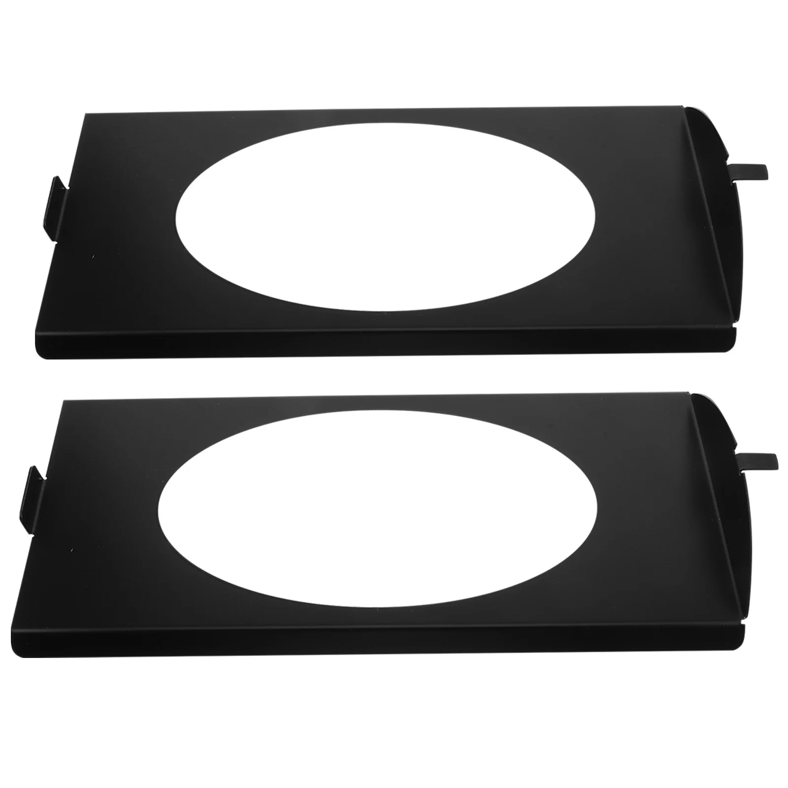 

2Pcs Rear Seat Speaker Brackets Durable Steel Automotive Spacer Adapter Rings Car Audio Mounting Accessories Behind Seat