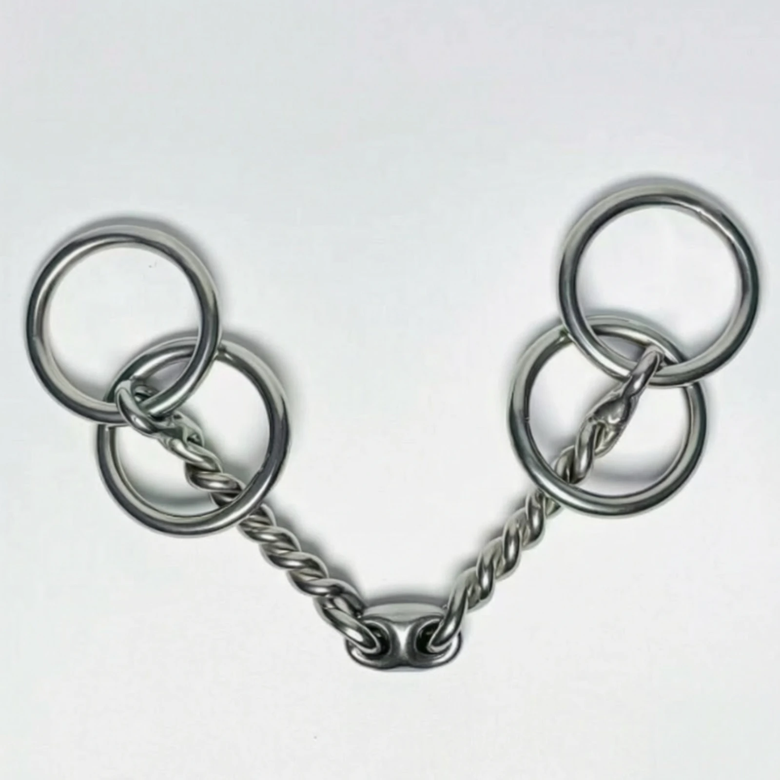Polished Stainless Steel Bridle Bit Hand-Finished Stainless Steel Horse Bit Equestrian Tack Sturdy Sturdy for Equestrians