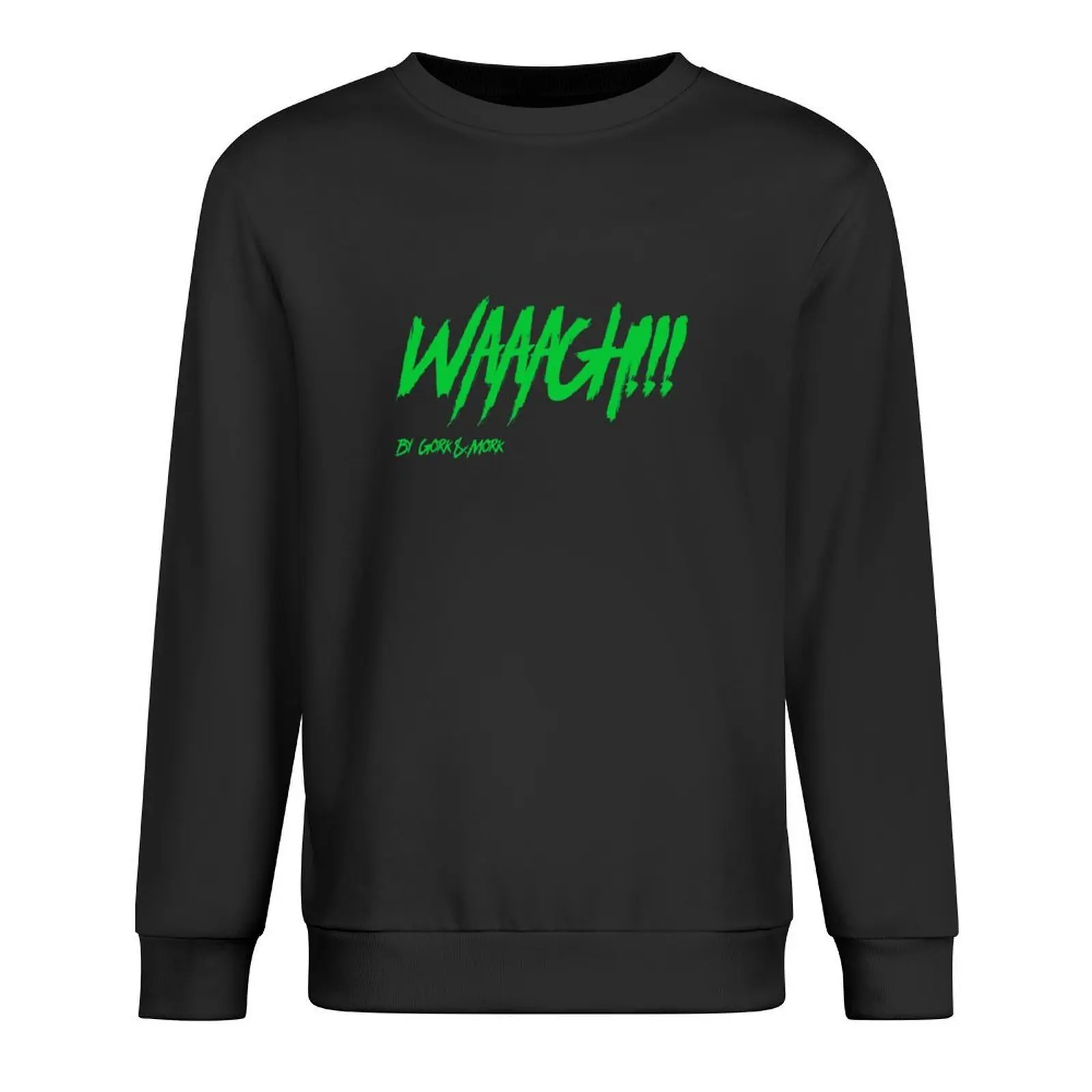 

Waaagh!!! By Gork&Mork - Green Pullover korean clothes mens clothes autumn men clothes new hoodies and sweatshirts