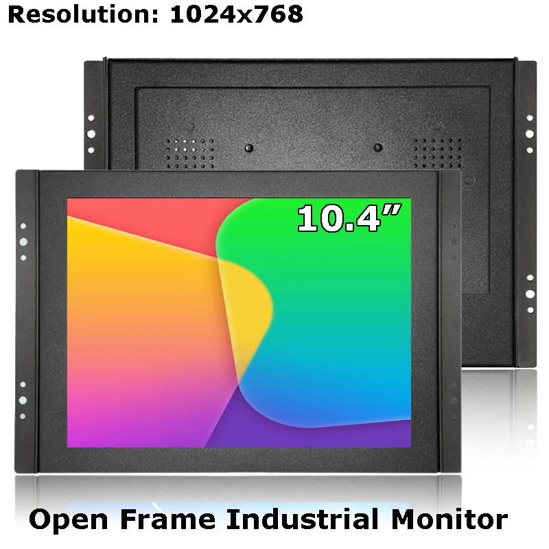 

TouchView Open Frame 10.4 Inch 1024*768 Resistive/Capacitive Touch Industrial Touch Monitor With VGA HDMI USB Interface