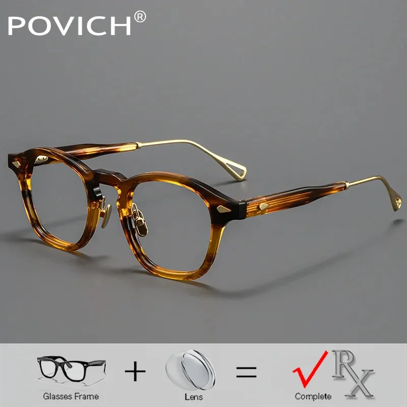 

Square Doctor With Prescription Eyeglasses Men Myopia Acetate Bifocal Photochromic Glasses Optical Progressive Eyewear Retro