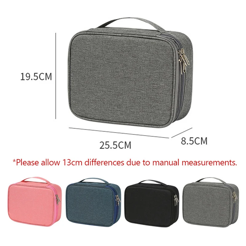 Borsa per cavi da viaggio portatile digitale USB Gadget Organizer fili per caricabatterie kit per custodia con cerniera accessori per valigetta