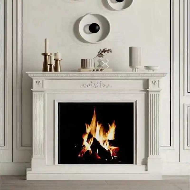 

Wooden Retro Living Room Fireplace Classic Display Tall Narrow Living Room Cabinets Corner Arched Mueble Salon Furniture Home