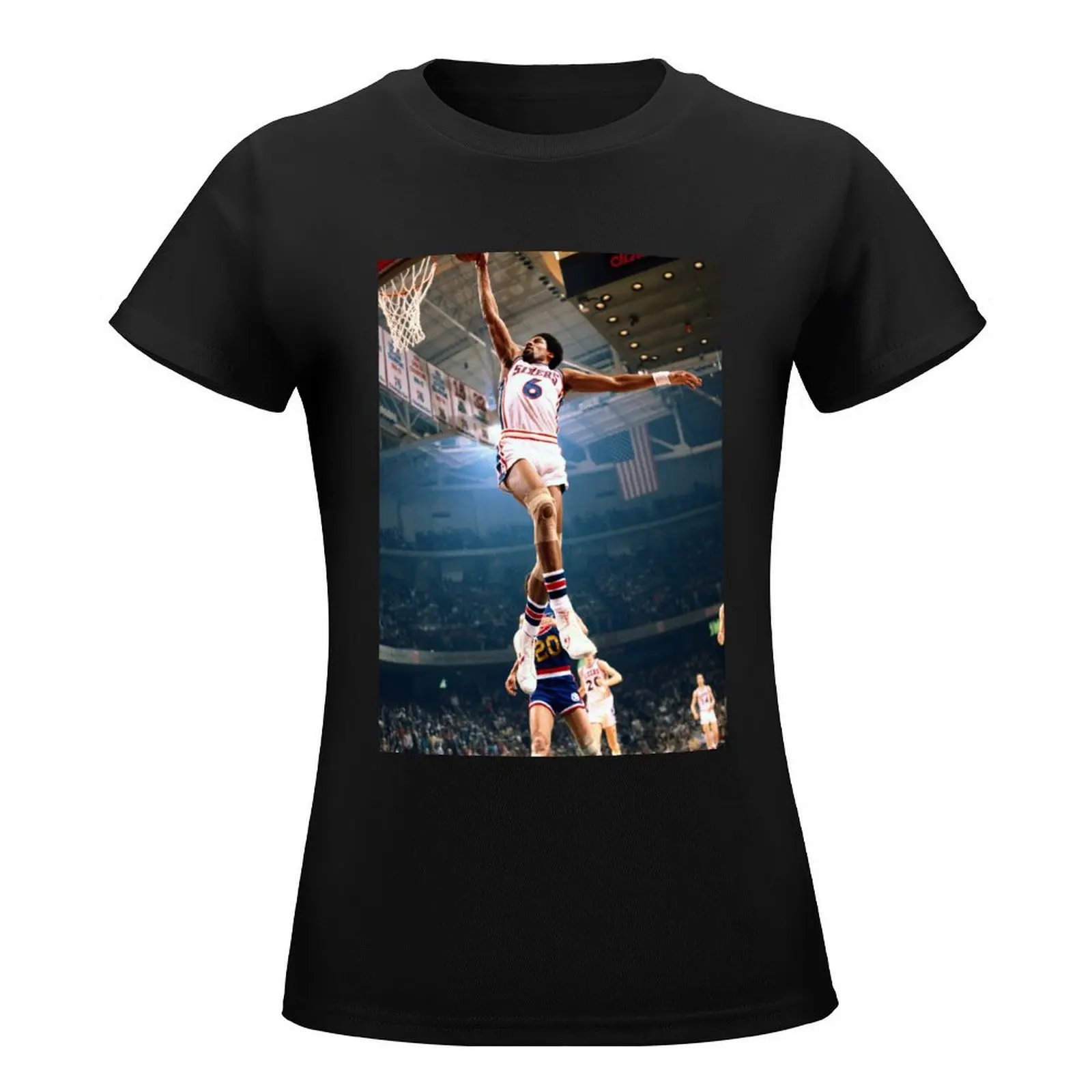 Dr J Dunk , Dr j Cradle Dunk T-Shirt tees female funny Women t shirt