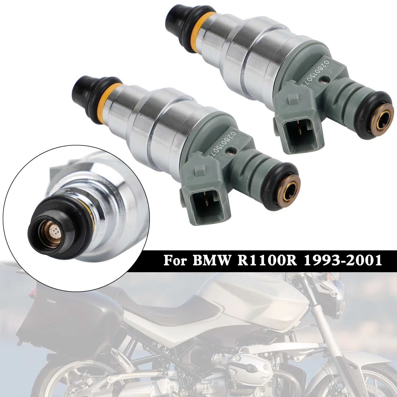 Topteng 2PCS Fuel Injector 280150784 280150759 For BMW R1100R 1993-2001