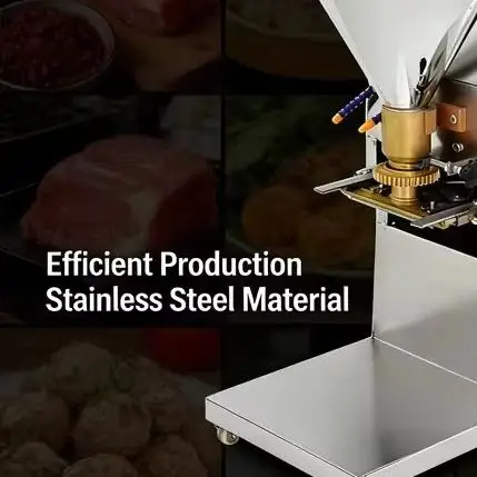 

Electric Stainless Steel Meatball Processing Machine Commercial Chinese Chicken Vegetable Molding Machine for Kitchen