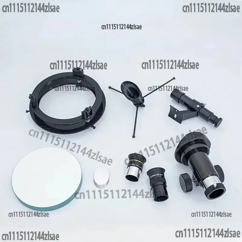 DIY Reflective Astronomical Telescope Set Primary Mirror Secondary Mirror Base Focuser Eyepiece Finderscope