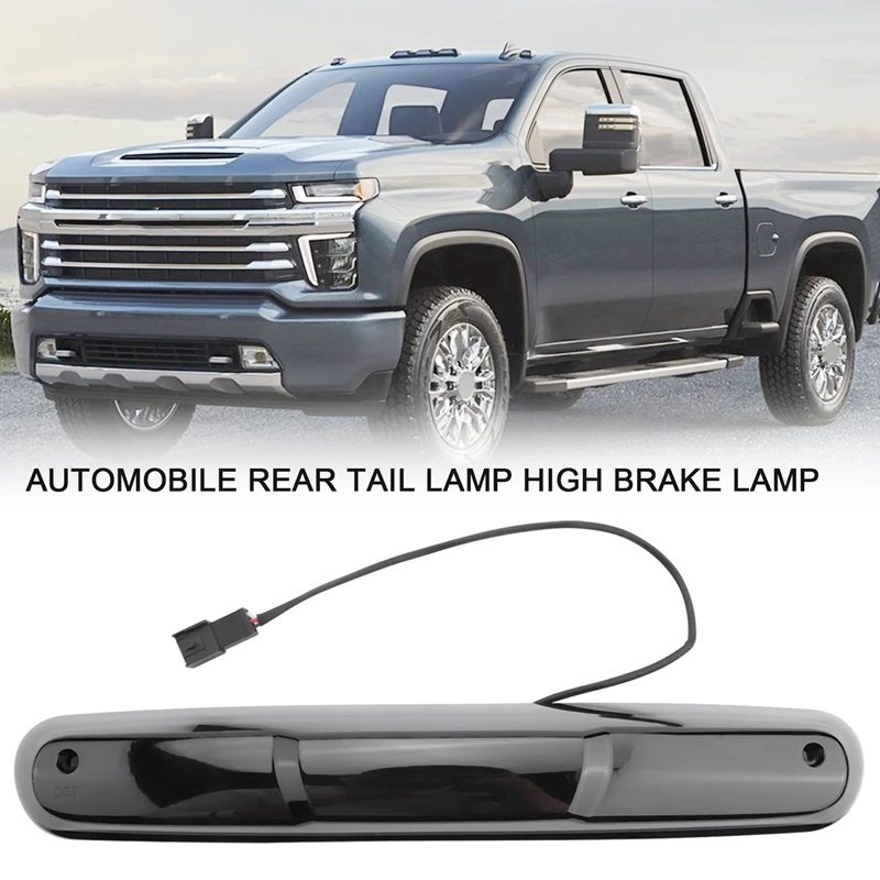 3ª Terceira Luz de Freio, Lâmpada Traseira para Chevy Silverado GMC Sierra 1500 2500 3500 HD 2007 a 2013