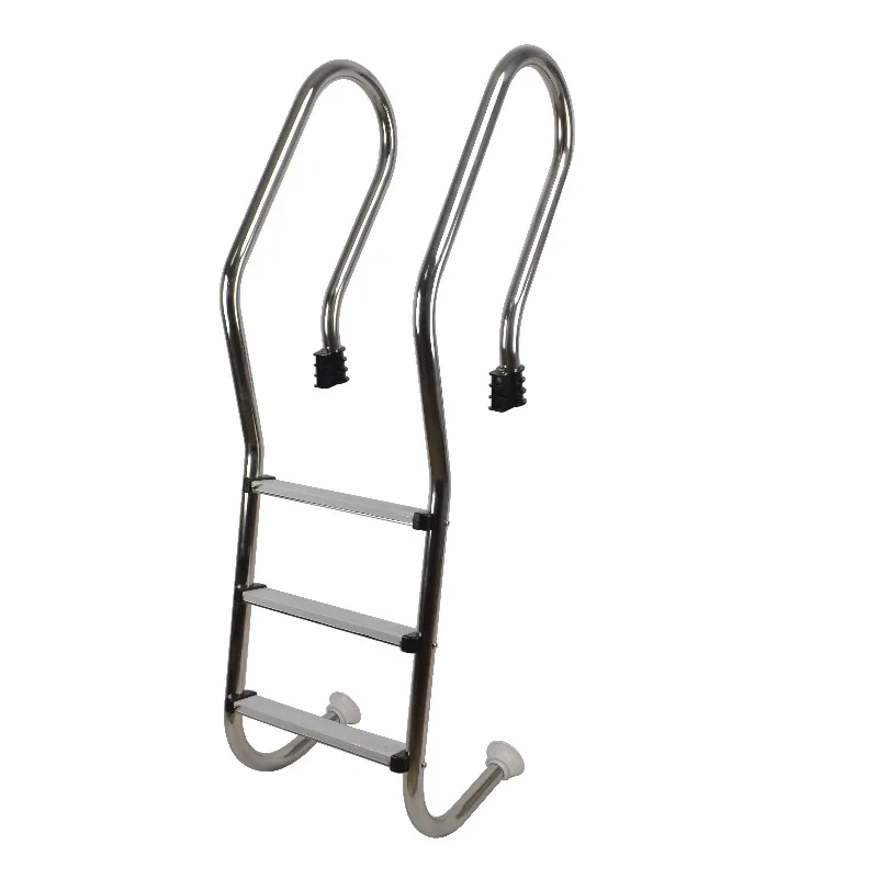 New Style 2/3/4/5 Step Easy Mount SS304 Inground Pool Ladder Anti-Slip Build, Variable Size For  Outdoor Family Swimming Pool