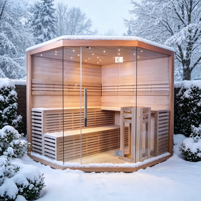 Spa Wellness Gym - Customized Traditional Indoor Wood Dry &