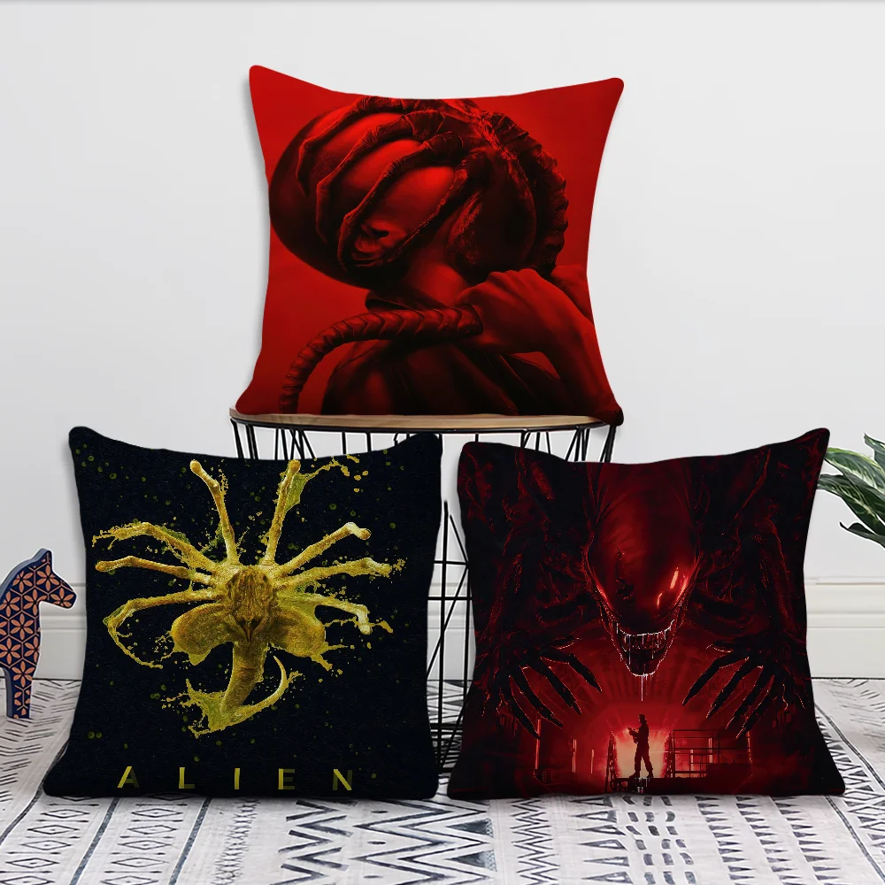 A-Alien R-Romulus Movie cushion cover Living Room Accent Couch Back Support Square Lounge Restful Nap Companion Pillow Case