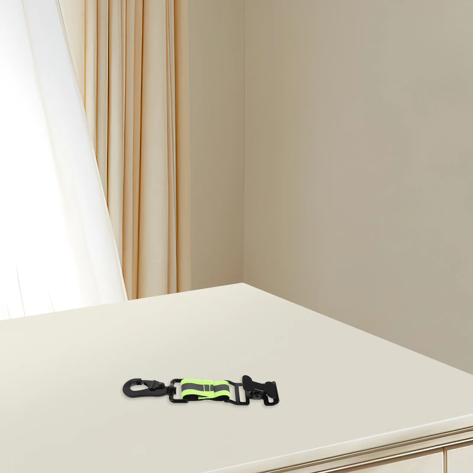 Firefighter Glove Strap Reflective Heavy Duty Nylon Safety Holder Quick Release Clip For Emergency Accessory