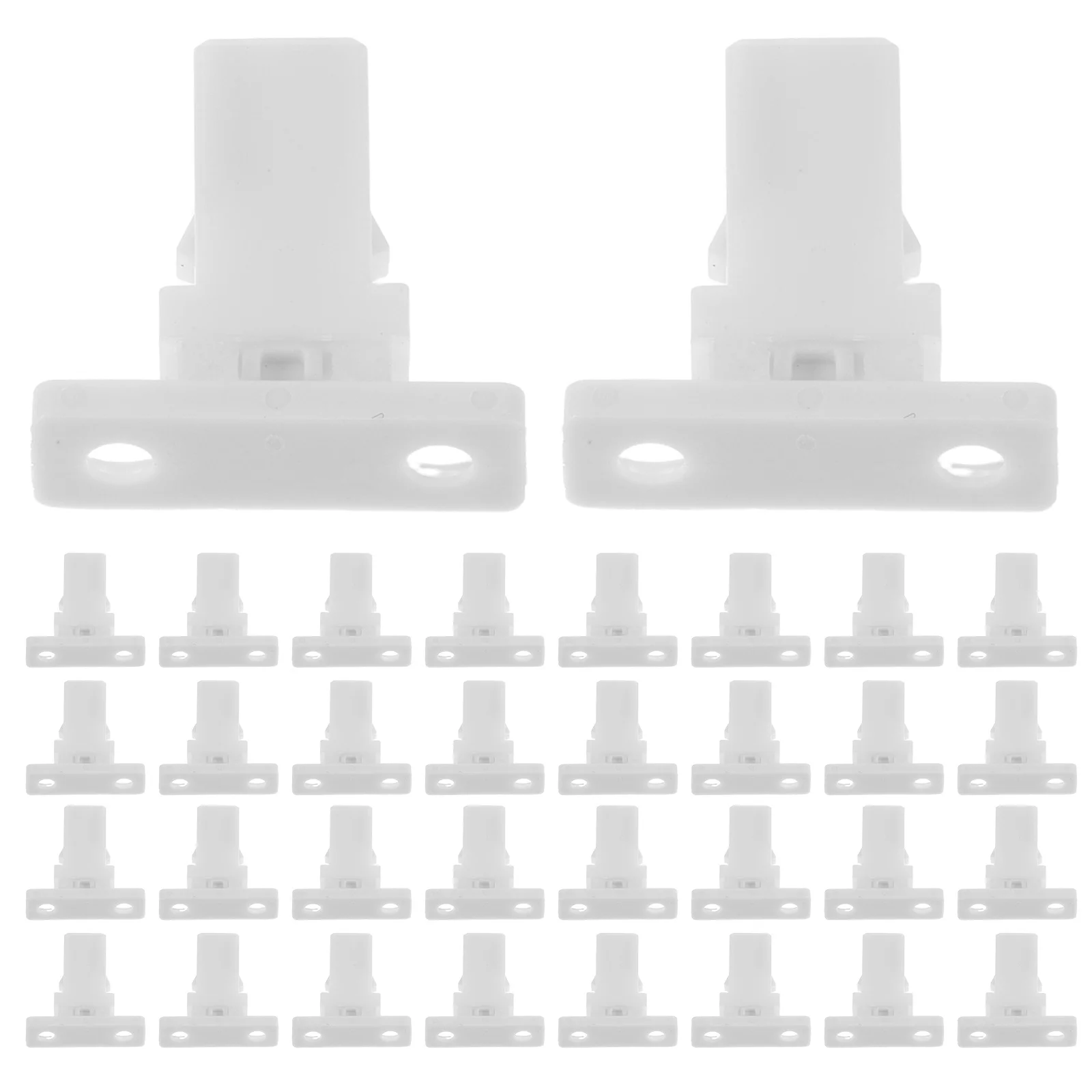 40 قطعة سلة المهملات قفل استبدال دفع نوع مشبك كليب قوية غطاء بن المزالج للمطبخ القمامة سلة المهملات إصلاح الملحقات