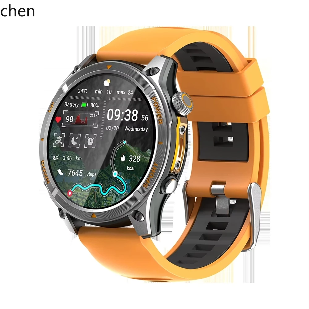 ZML 1.43inch Smartwatch GPS Offline Map Health Monitoring Large Battery Outdoor Sports Watch