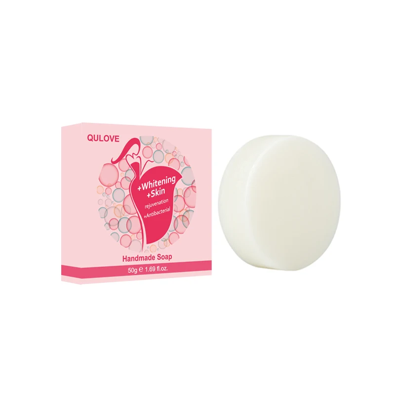 QULOVE50g sapone ammorbidente, sapone sbiancante da bagno, sapone detergente, pelle detergente, pelle idratante e delicata