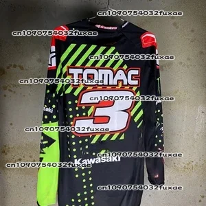 

Kawasaki New Event Uniform Men Women Fashionable Casual Sportswear Summer Oversized Breathable Quick Drying Motorcycle Tshirt