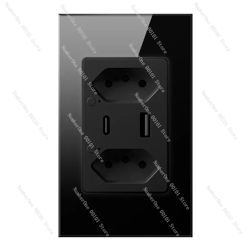 WiFi is suitable for Brazilian wall sockets with TypeC/USB and can be controlled separately