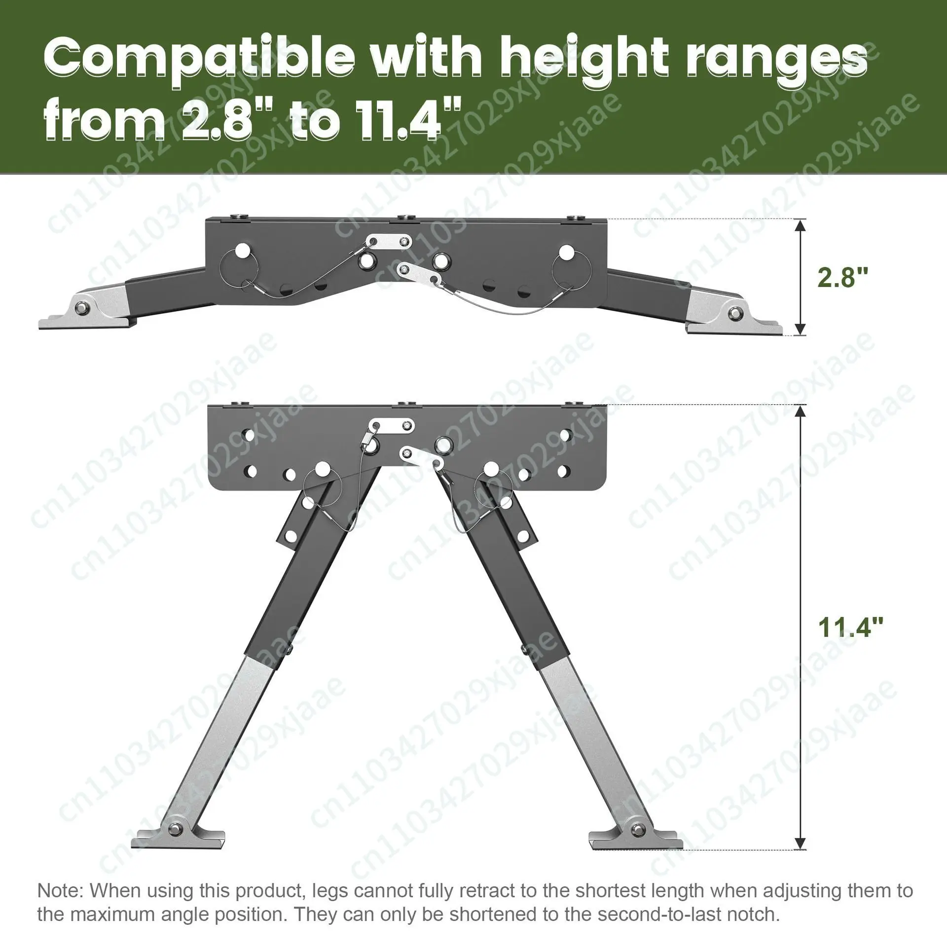 Heavy Duty RV Entry Step Stabilizer Foldable Ground Support Jacks Easy To Install Campers Step Jack Camping Car Accessory