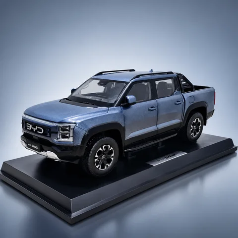 1:18 Alloy Byd Shark 6 Diecast Pickup Truck Model Fine Vehicle Collection Display Hobby Decoration Ornament Toy Gift
