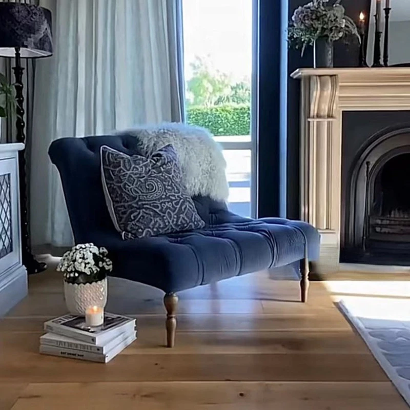 

Роскошный тканевый ретро-диван для маленькой квартиры, одинарный, двойной, тройной диван