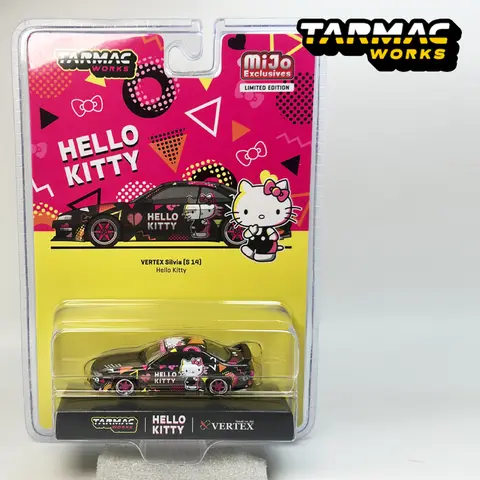 TW 1:64 Tarmac Works Vertex Nissan Silvia S14 Sanrio Hello Kitty