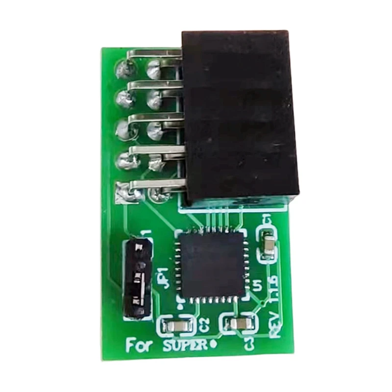 For Supermicro-AOM-TPM-9670V-S Vertical TPM 2.0 9-Pin Durable Easy Install Easy To Use