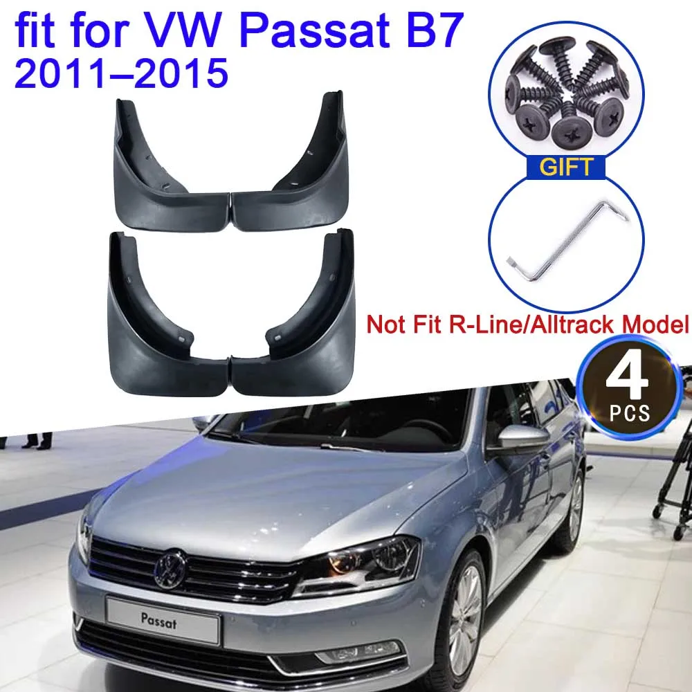 for Volkswagen VW Passat B7 2011 2012 2013 2014 2015 Mud Flaps Splash Guards Flap Mudguards Fender Front Rear Wheels Accessories