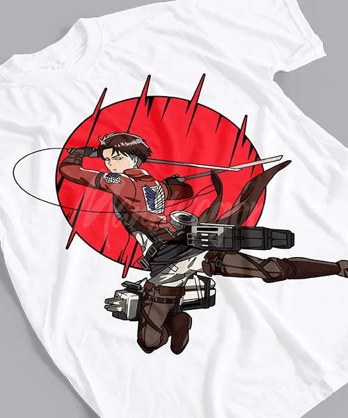 T-shirt for Anime Shingeki no Kyojin: Capitán Levi