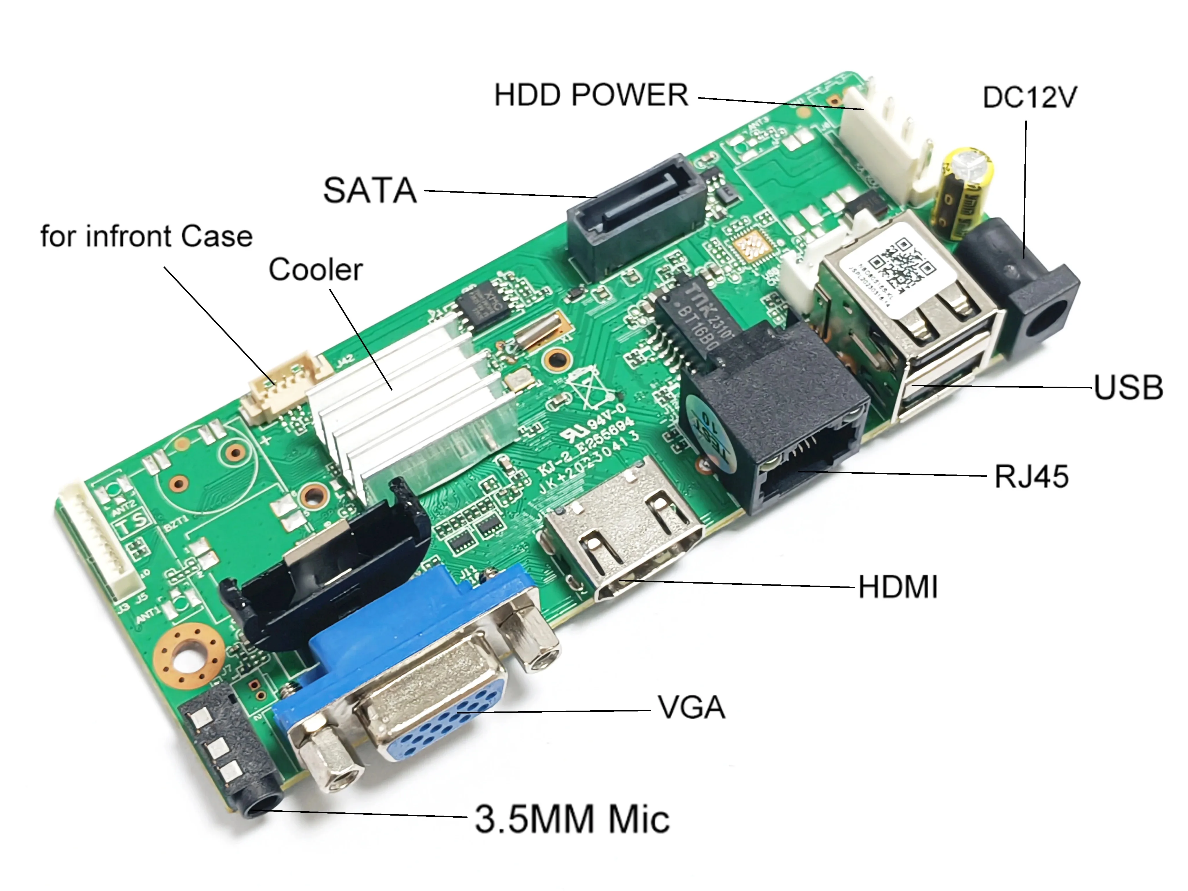 Gadinan Xmeye 10/16/36CH 4K modulo NVR supporto uscita HD ONVIF per rilevamento facciale e umano per il monitoraggio Mobile dell\'applicazione