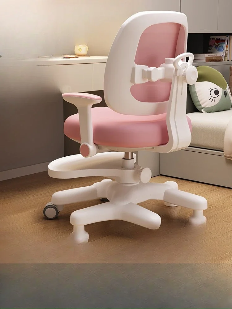 Sedia da studio per bambini, scrittura, compiti a casa, casa, sollevabile, regolabile, schienale