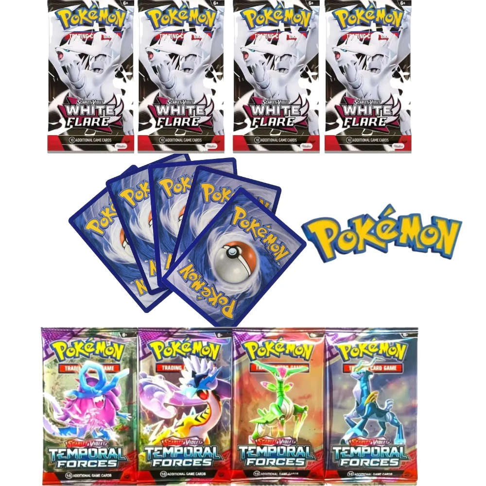 

40 шт. карта покемонов призматическая 151 Evolutions английский бустер битва карты покемонов Carte Trading коллекционные карты подарок