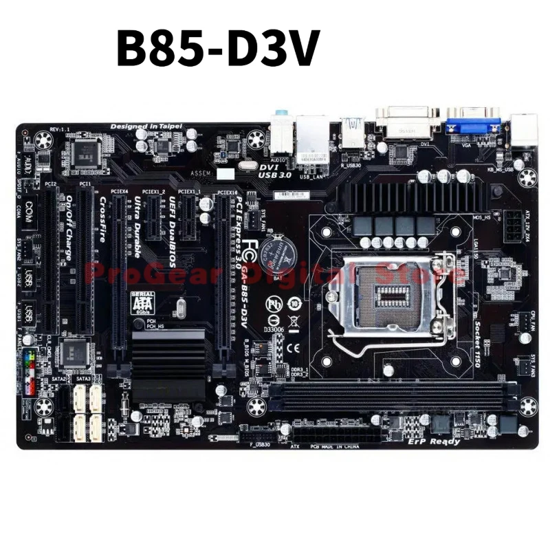 

for Gigabyte B85-D3V LGA1150 ATX Motherboard Intel B85 DDR3 SATA3 USB3.0 DVI VGA