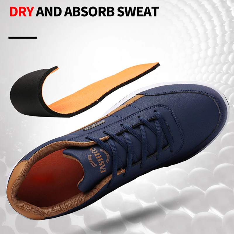 Xiaomi Youpin Running Sneakers Fashion Breathable Non Slip British Style Men Shoes Waterproof Light Plus Size 48 Male Footwears