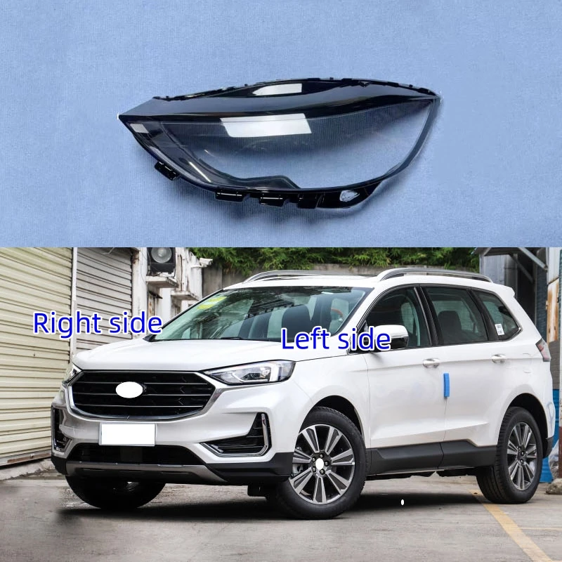 For Ford Edge 2019 2020 2021 Car Headlight Shell Headlamp Lens Cover Replace Lamp Shade Headlamp Glass