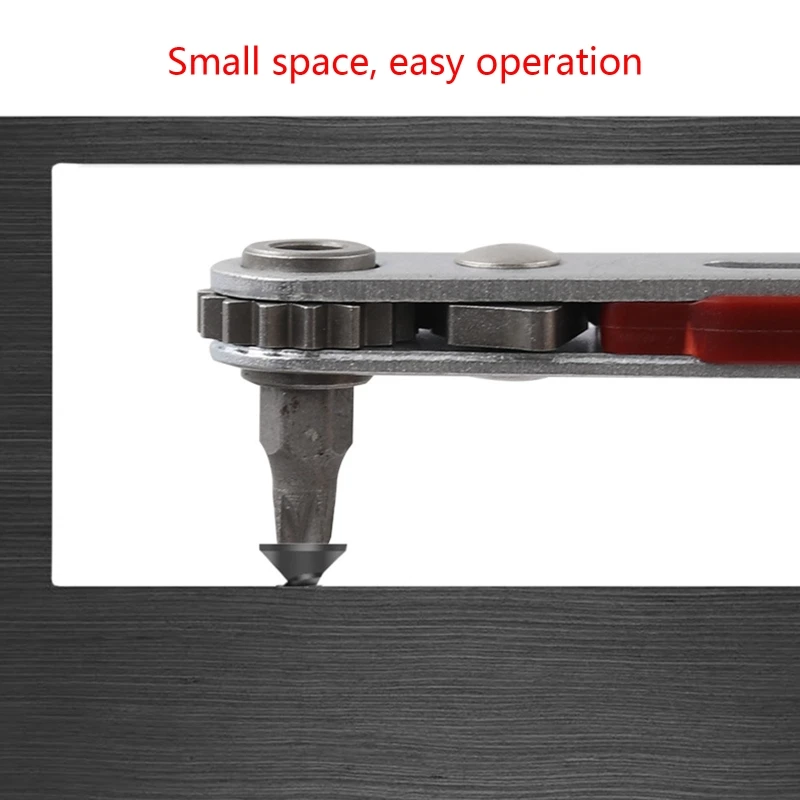 Doppelwege-Ratschenschlüssel, 1/4 Zoll (6,35 mm), Sechskant-Torx, bidirektionale Steuerung, Mini-Schraubendreher, Bohrer-Werkzeug für die Autoreparatur