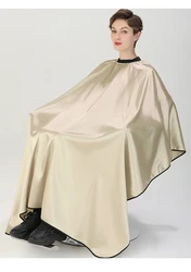 Salon Professional Hair Styling Cape Barber Hair Cutting Coloring Styling Waterproof Imitation Silk Hair Cape Hairdresser Apron