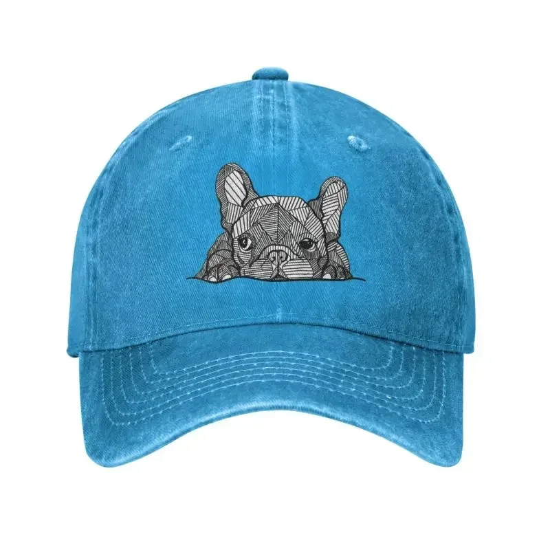 Gorra de béisbol clásica de algodón para hombre y mujer, gorro ajustable con diseño de Bulldog Francés, perro francés