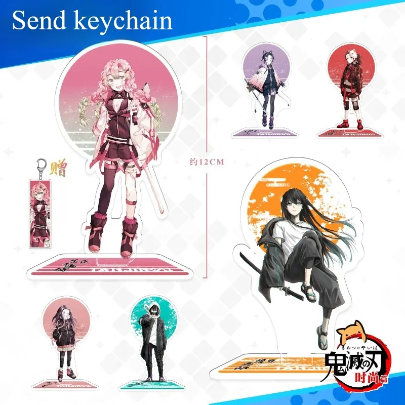 Demon Slayer: Kimetsu No Yaiba Acrylic Stand Figure Kamado Nezuko Hashibira Inosuke Anime Peripheral Cute Creativity Ornament