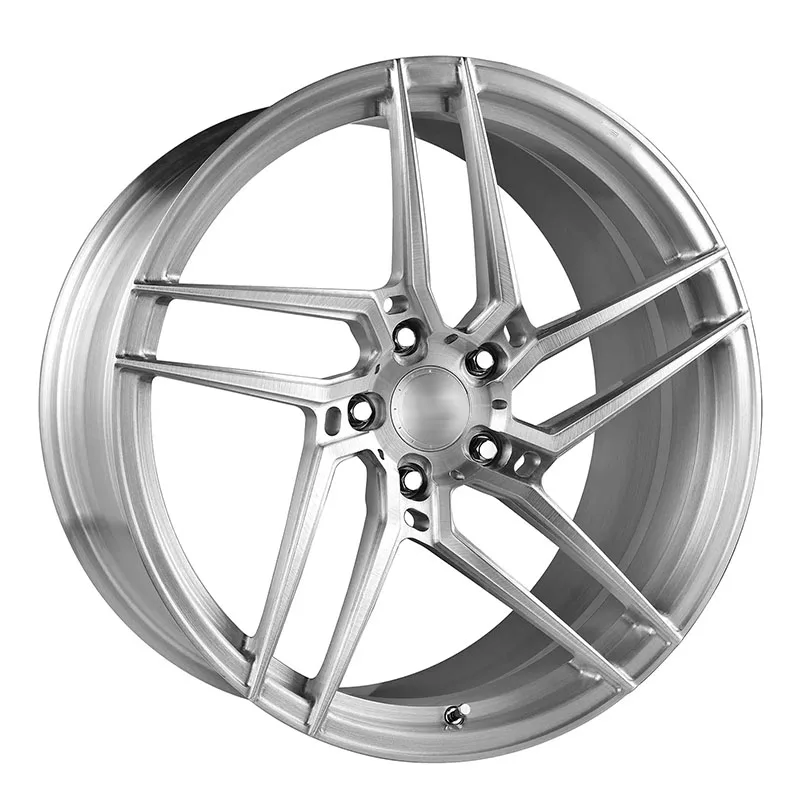 

Stylish Car Wheels 5x120.65 5x127 18 19 20 22 Inches Brushed Silver High Strength Aluminum Alloy Wheel For Family Cars