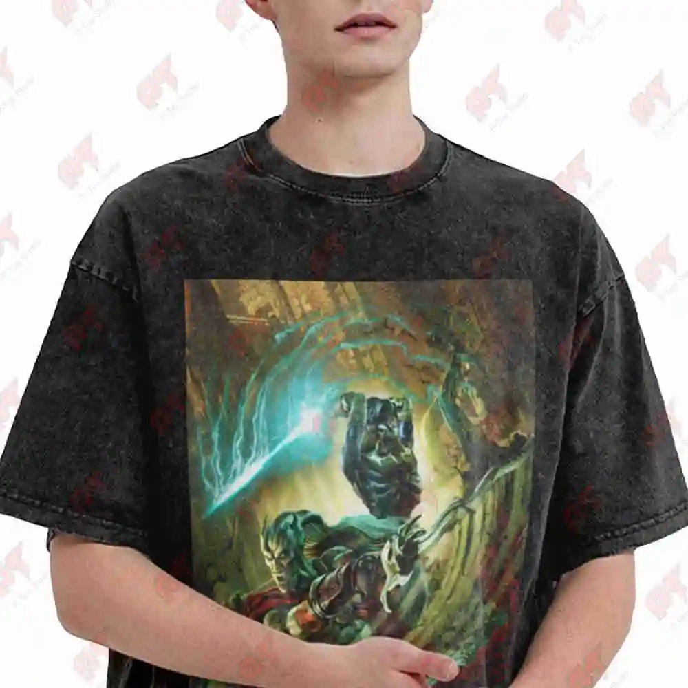 Kain Legacy Of Kain Defiance Vintage Washed Tee Pure Cotton T-Shirt