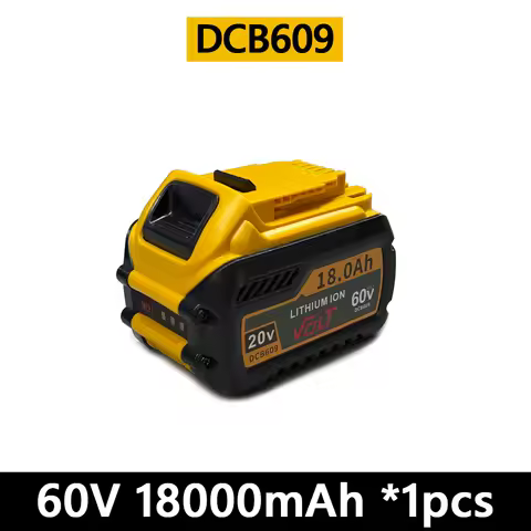 For DEWALT Battery 60V 18.0AH, Rechargeable Lithium-ion Battery, DEWALT，DCB609，DCB118， Fast Charging, DEWALT Tool Battery,