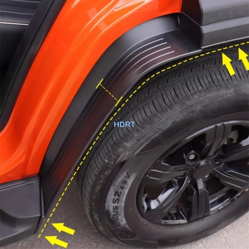 For GWM Tank 300 2021 + Car Styling Rear Wheel Anti Splash Mud Flap Plate Lining Mudguard Cover Protector Decoration Accessories