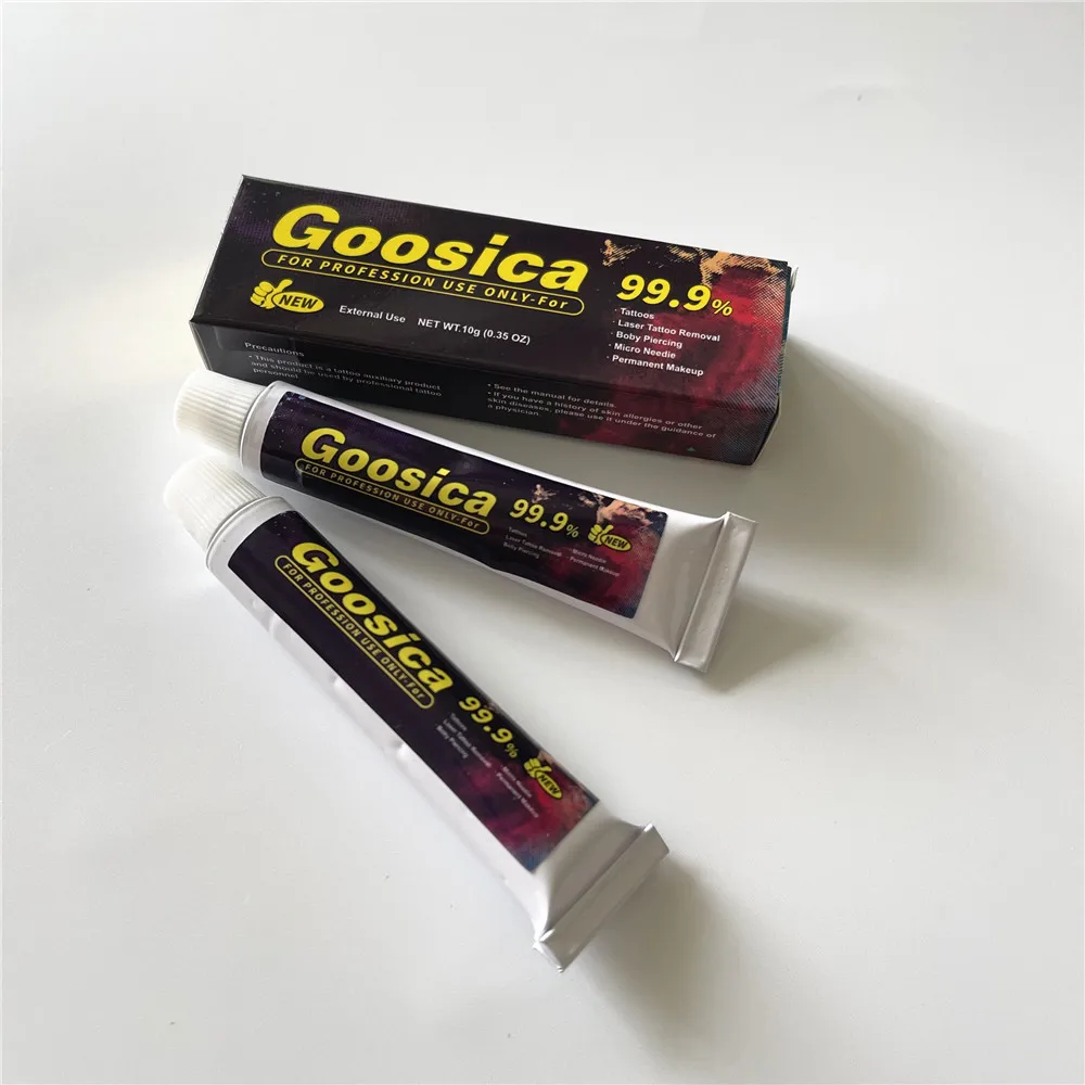 Nieuw Binnen 99.9% Goosica Tattoo Crème Roze Voor Permanente Make-Up Microblading Wenkbrauw Lippen Body Skins 10G